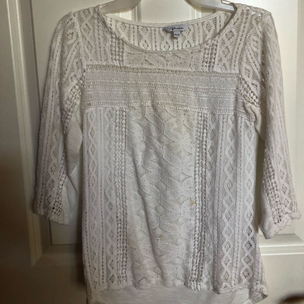White Lace Blouse